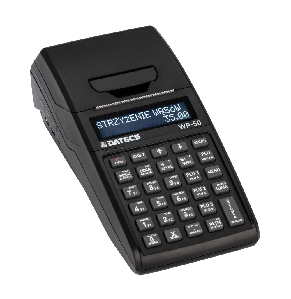 Kasa fiskalna online Datecs WP-50 czarna