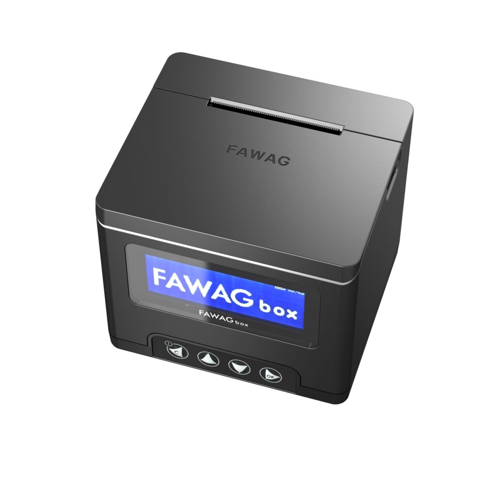 Fawag Box z góry lewy profil